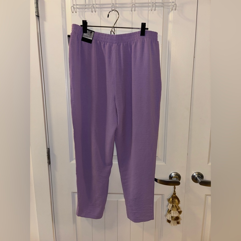 Lilac Drawstring Pants NWT - Picture 2 of 5